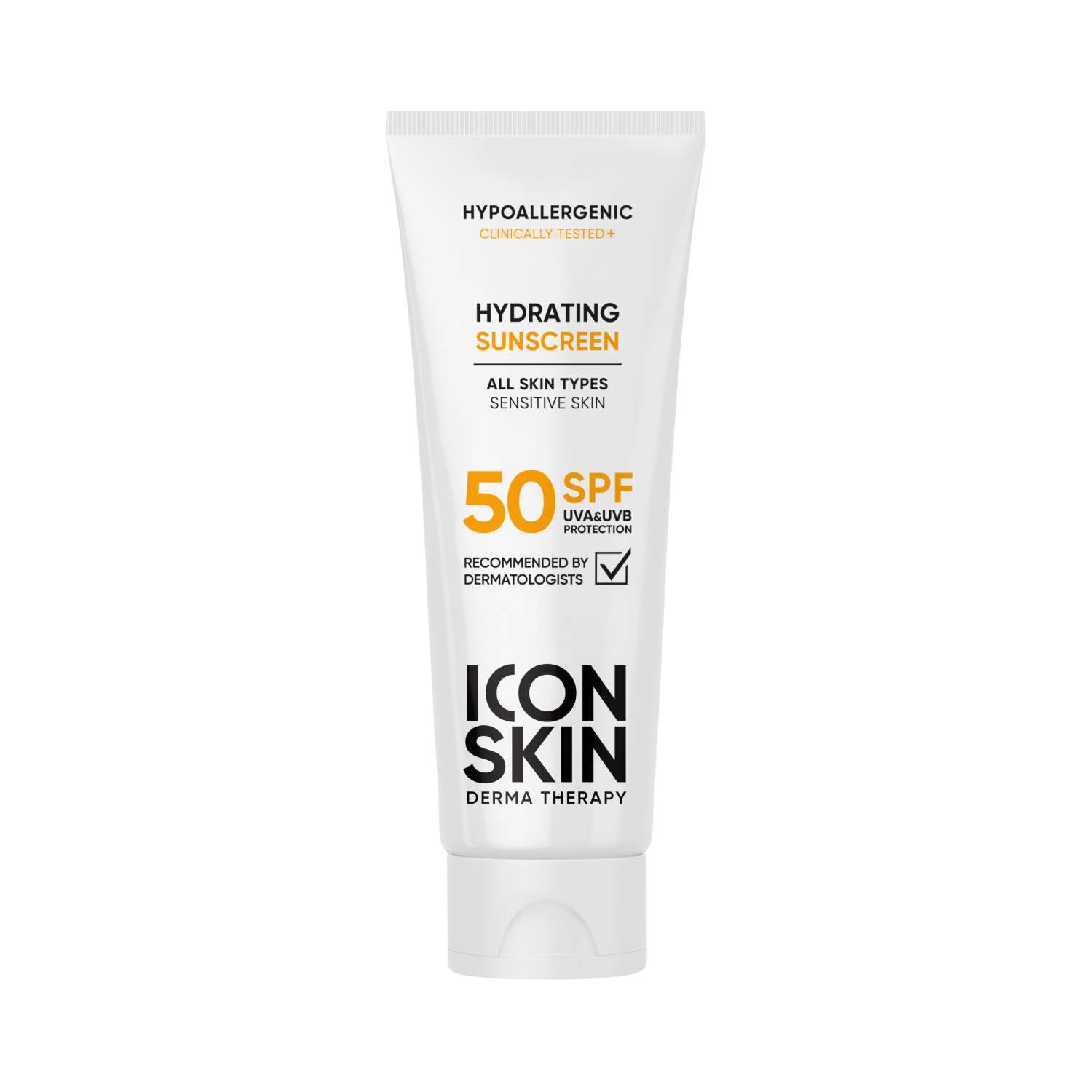 Солнцезащитный крем для лица ICON SKIN SPF 50 увлажняющий для всех типов кожи 75 мл - фото 1