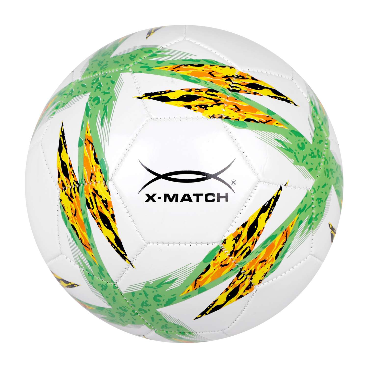 Мяч футбольный X-Match 1 слой PVC 1.6 мм. - фото 1