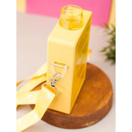 Бутылка для воды спортивная iLikeGift Buttery yellow 450 мл