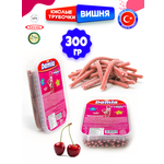 Кислые карандаши TAYAS Жевательный мармелад Damla со вкусом вишня 300гр