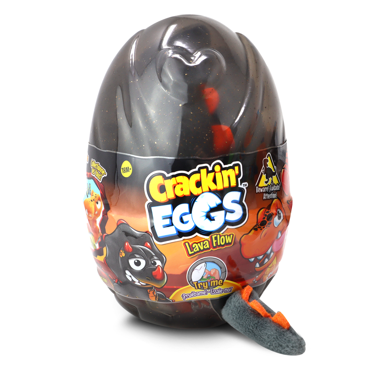 Игрушка-сюрприз Crackin Eggs 12 см в мини яйце с WOW эффектом серия лава  купить по цене 2799 ₽ в интернет-магазине Детский мир