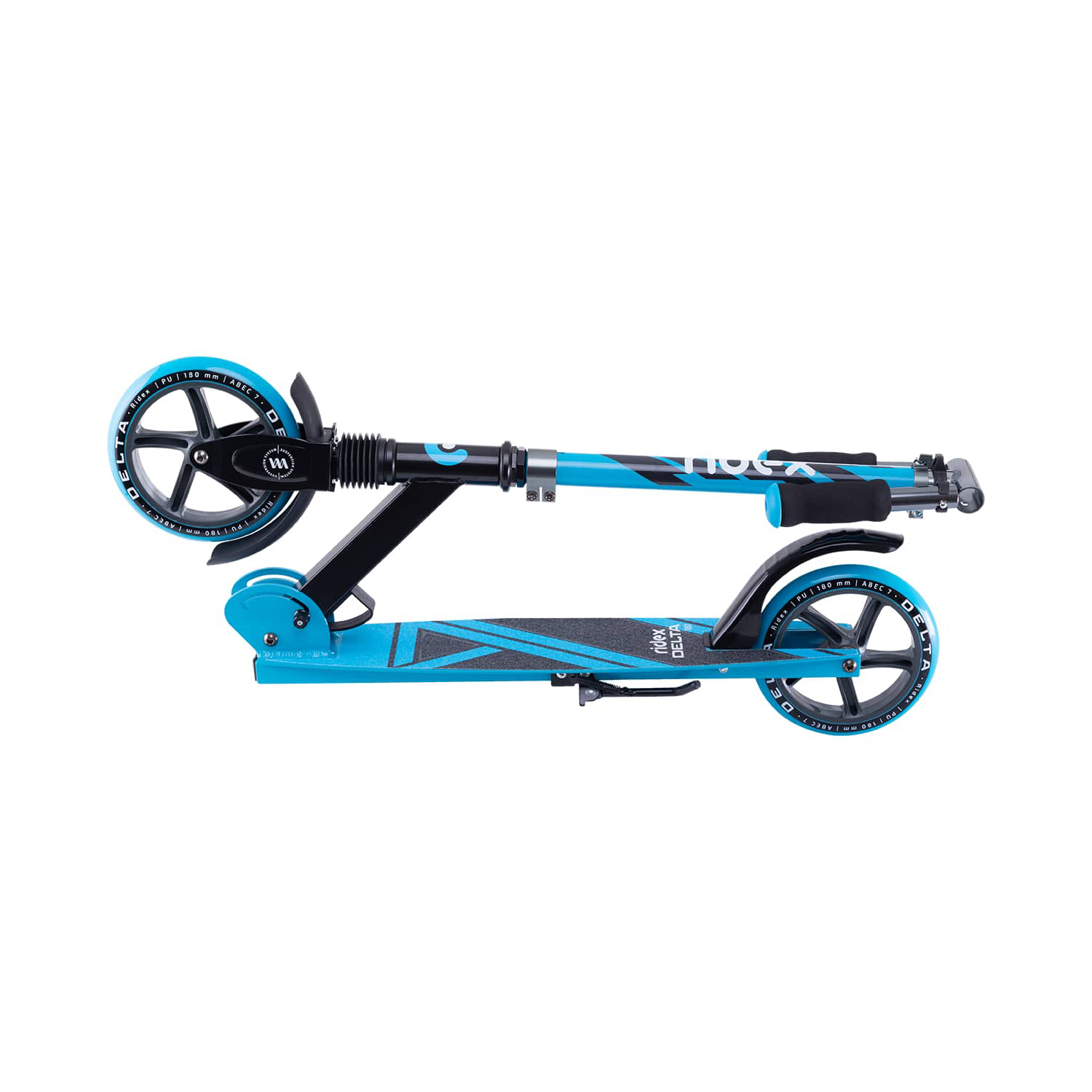 Самокат RIDEX двухколесный Scooter 2 wheels Delta 180 light blue - фото 4