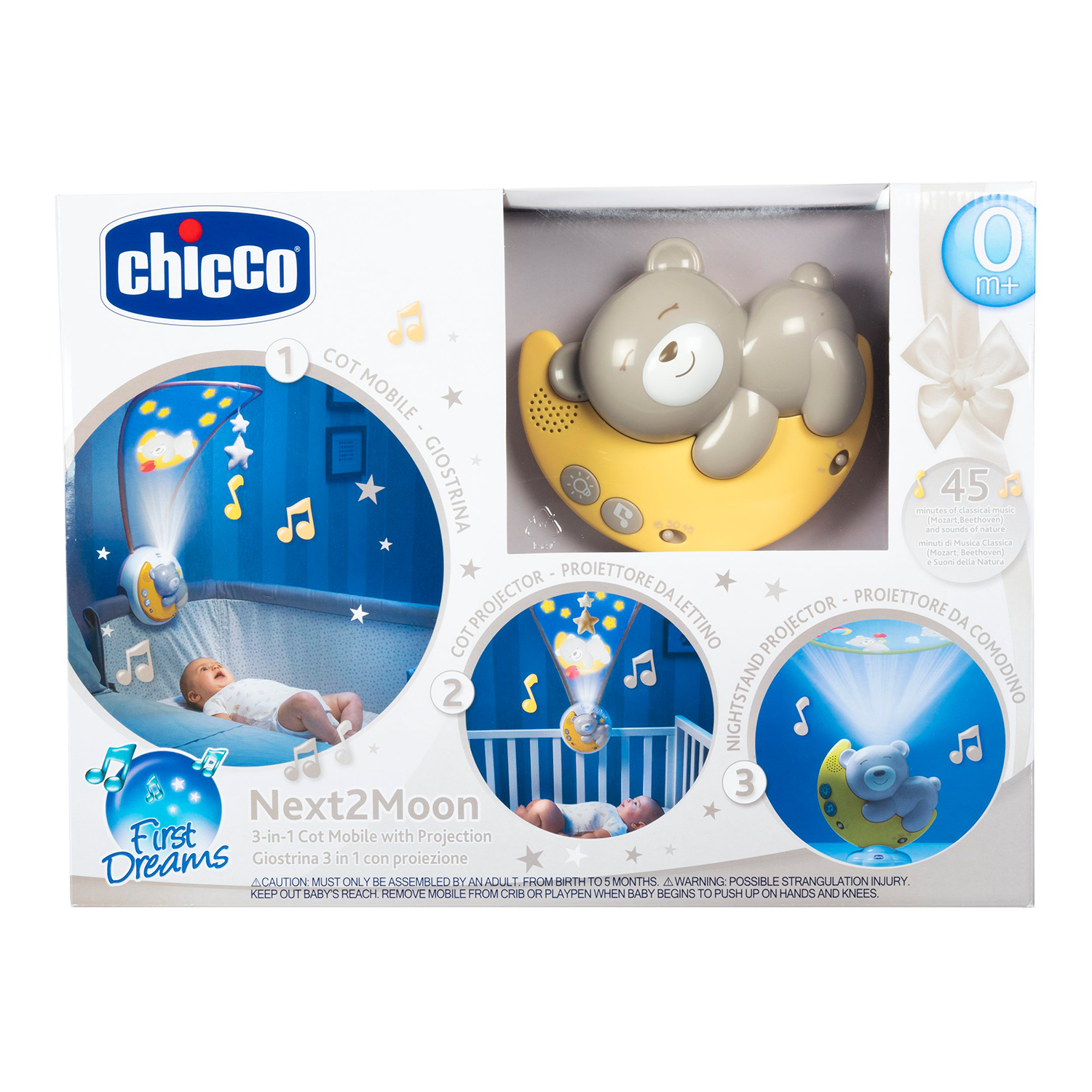 Мобиль Chicco Next2 Moon Бежевый - фото 2