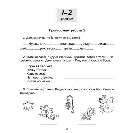 Книга ИД Литера Проверочные работы на все темы школьной программы по русскому языку. 1-4 классы