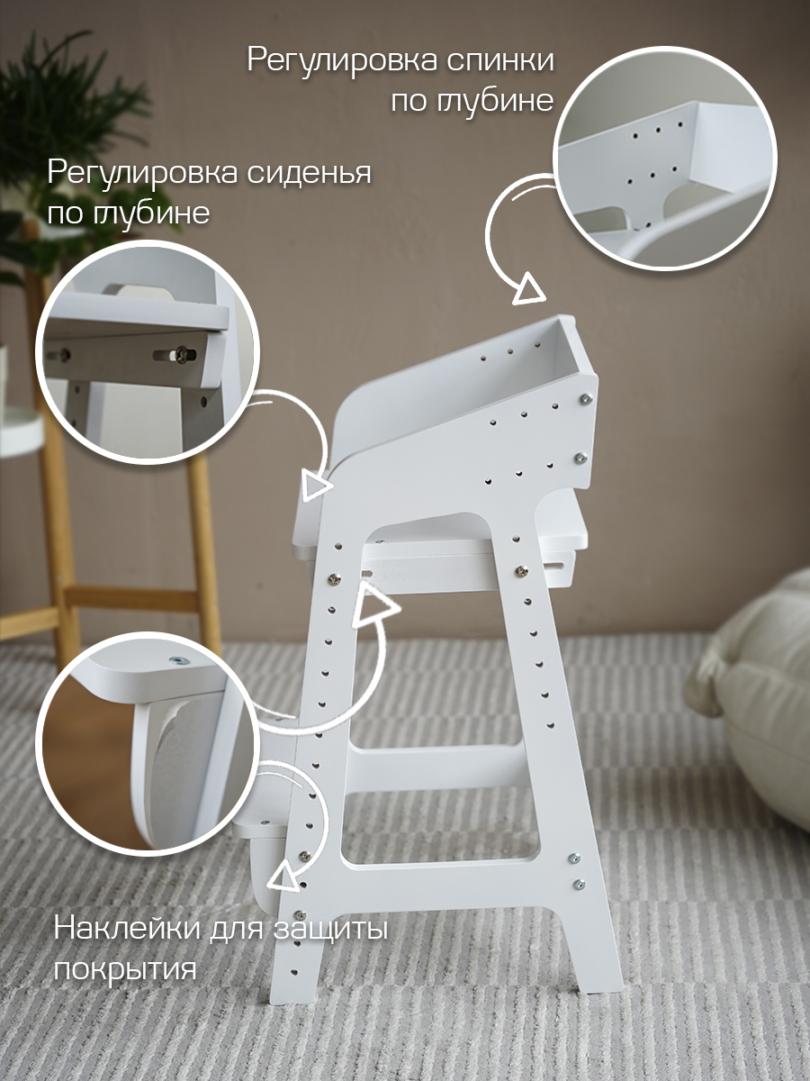 Стульчик для кормления Klikkin классический - фото 6