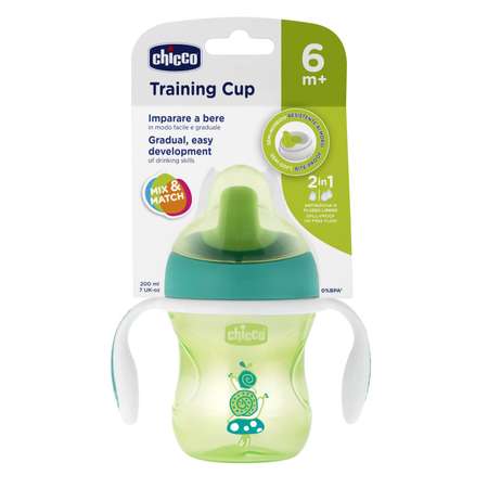 Поильник Chicco Training Cup Зеленый 00006921320180