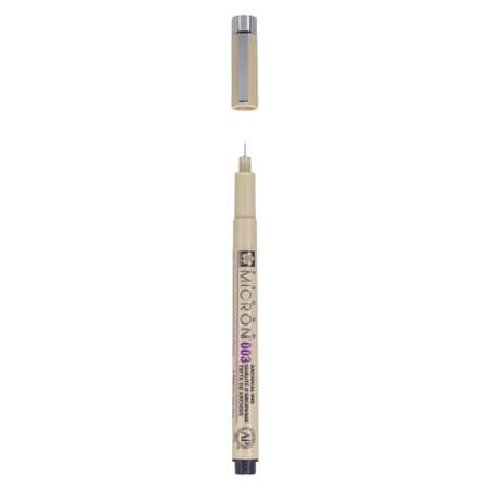 Ручка капиллярная Sakura Pigma Micron 003 цвет чернил: черный
