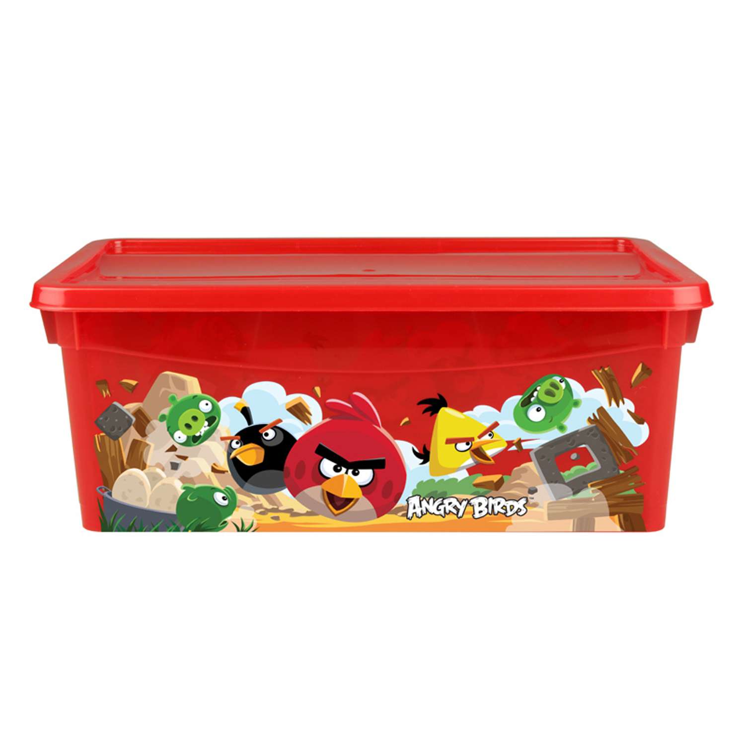 Ящик для игрушек Пластишка Angry Birds 5 л в ассортименте - фото 5