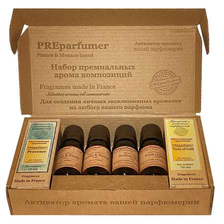 Набор аромакомпозиций PREparfumer из шести премиальных ароматов N6/1 6х 10 мл