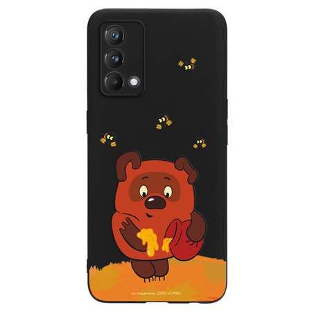 Силиконовый чехол Mcover для смартфона Realme GT Master Edition Q3 Pro Союзмультфильм Медвежонок и мед