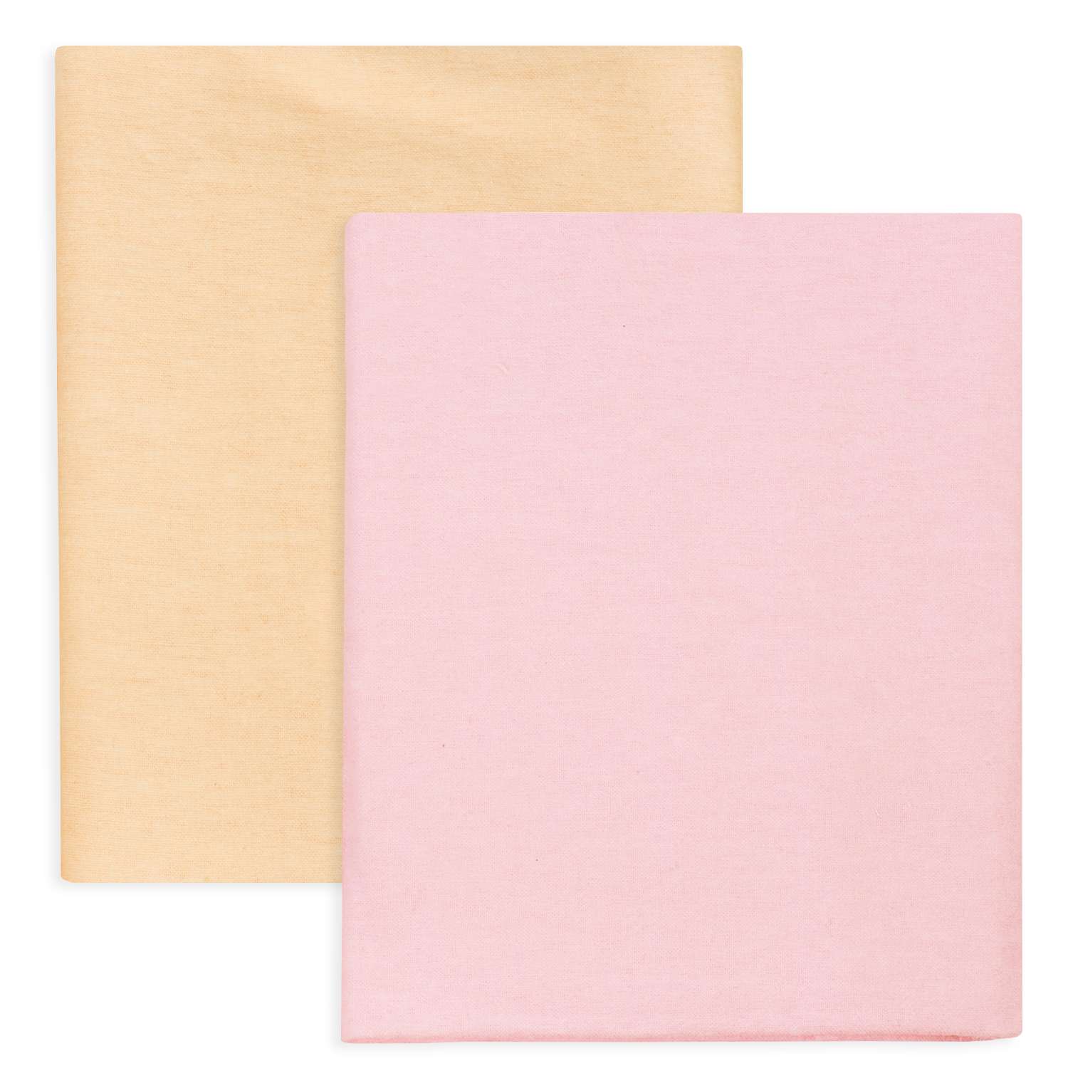 Пеленка фланелевая Чудо-Чадо для новорожденных «Тональность» розовый/персик 75х120см 2 шт - фото 6