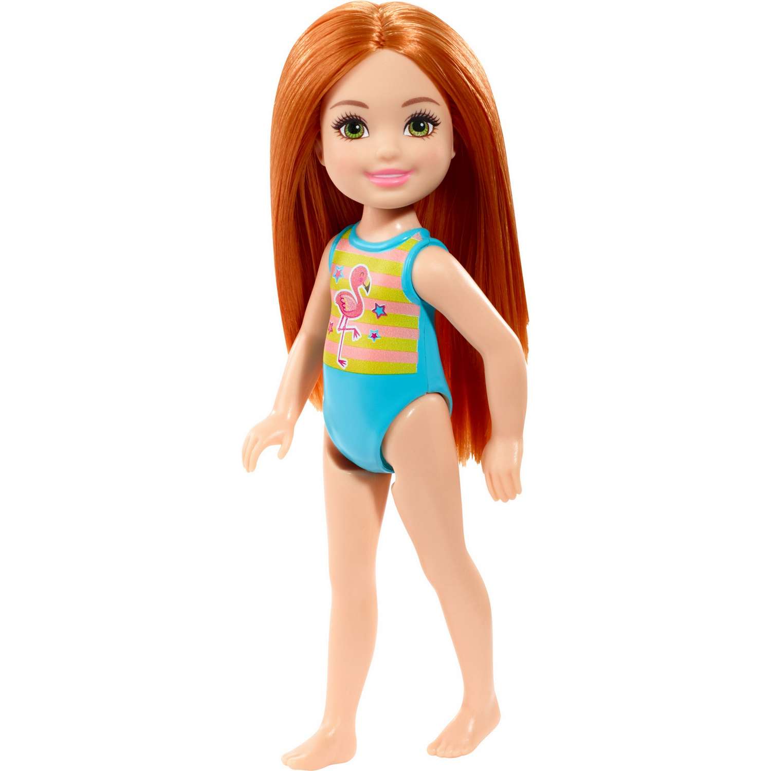 Кукла Barbie Челси в купальнике Рыжая GLN72 GLN73 - фото 1