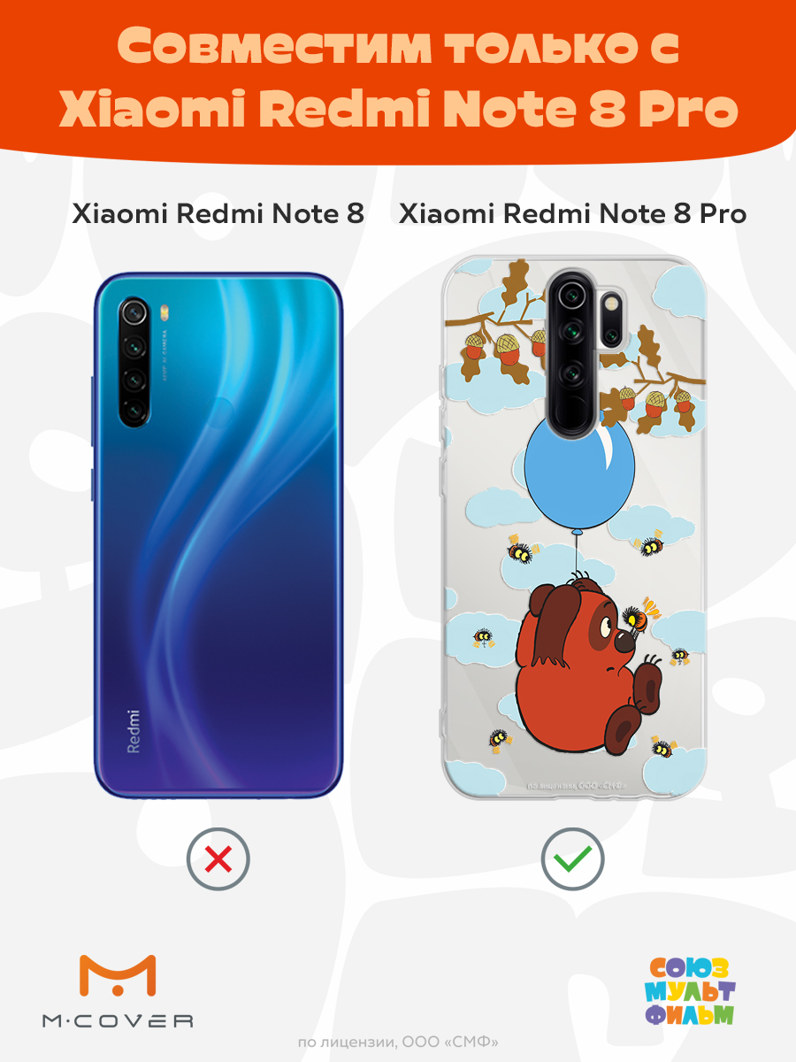 Силиконовый чехол Mcover для смартфона Xiaomi Redmi Note 8 Pro  Союзмультфильм Полет на голубом шарике купить по цене 430 ₽ в  интернет-магазине Детский мир