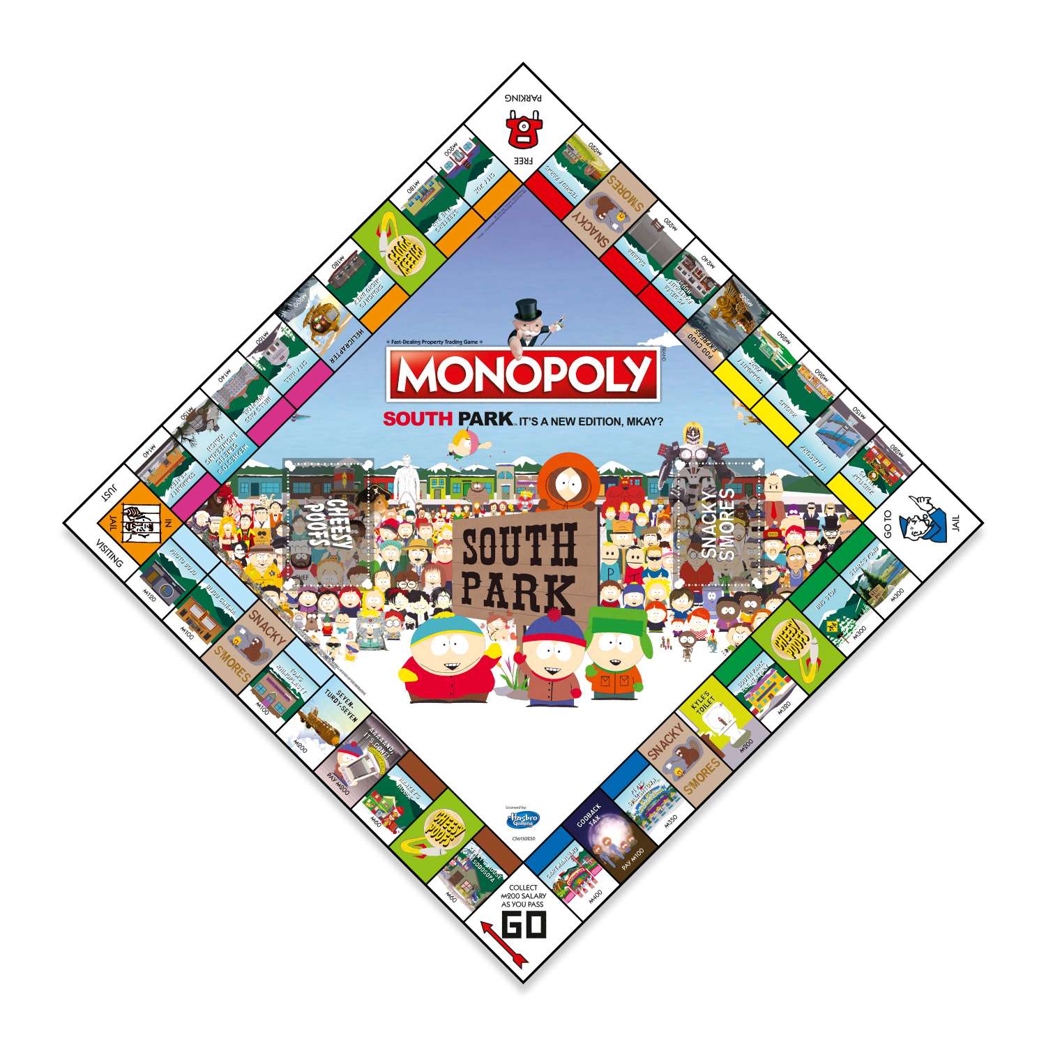 Настольная игра Winning Moves Монополия South Park Южный парк на английском языке - фото 2