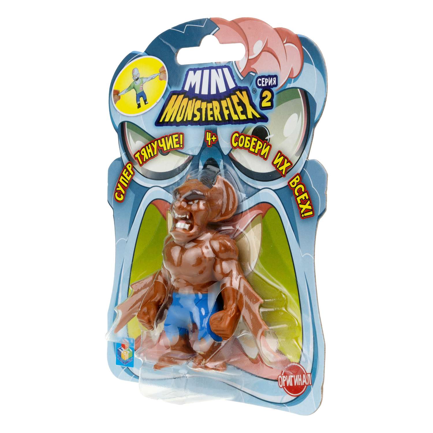 Игрушка тягун 1Toy Monster Flex Mini 2 в ассортименте Т23838 - фото 3