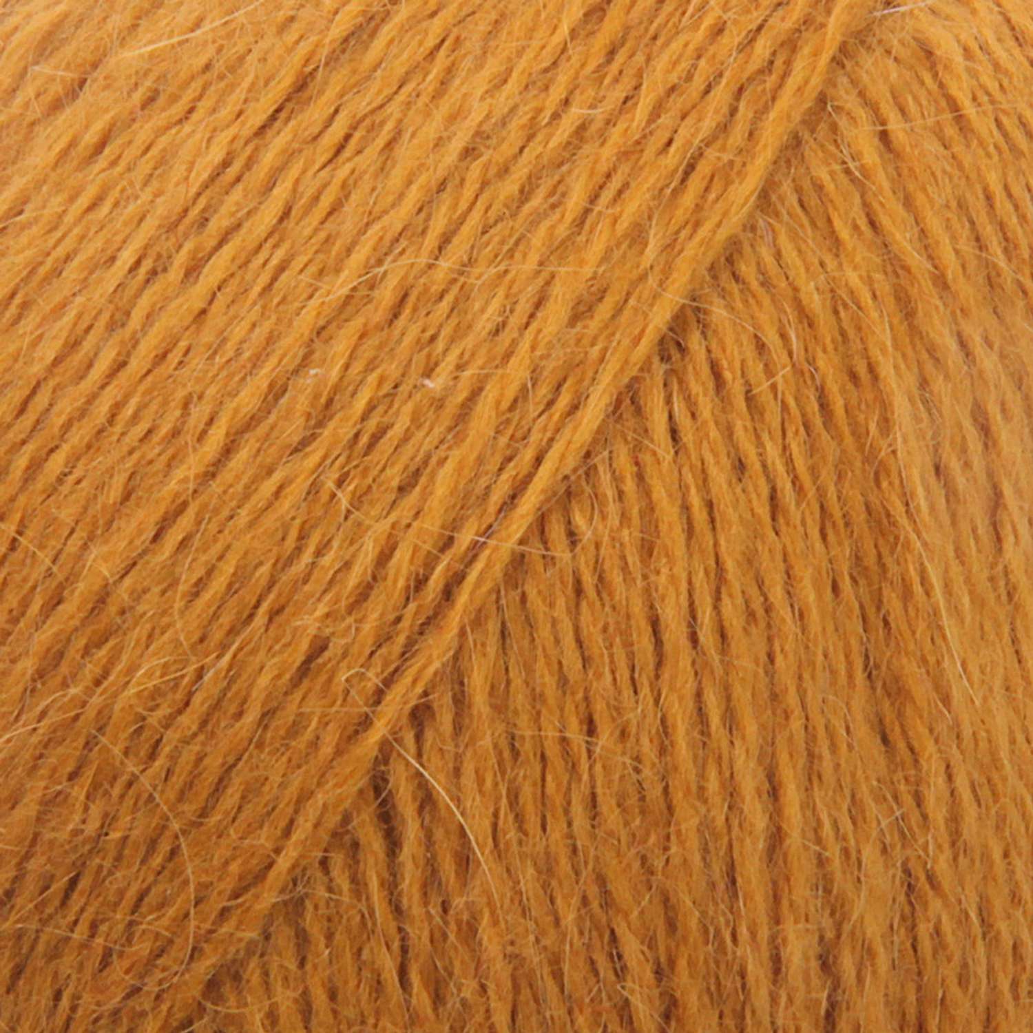 Пряжа Astra Premium Пух норки Mink yarn воздушная с ворсом 50 г 290 м 036 горчичный 1 моток - фото 5
