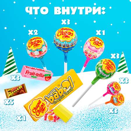 Набор новогодний Chupa Chups Зимний календарь 224г 8255099