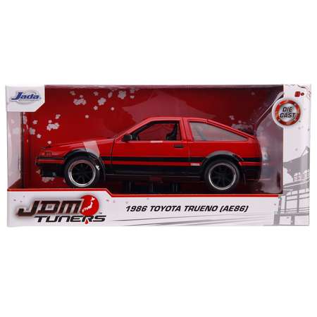 Машина Jada 1:24 Toyota Trueno AE86 1986 Красная 99577