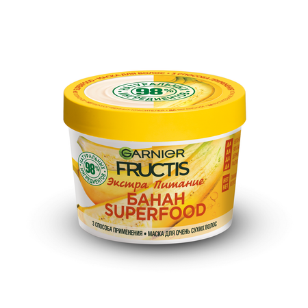 Маска для волос GARNIER Fructis банан Superfood 390 мл