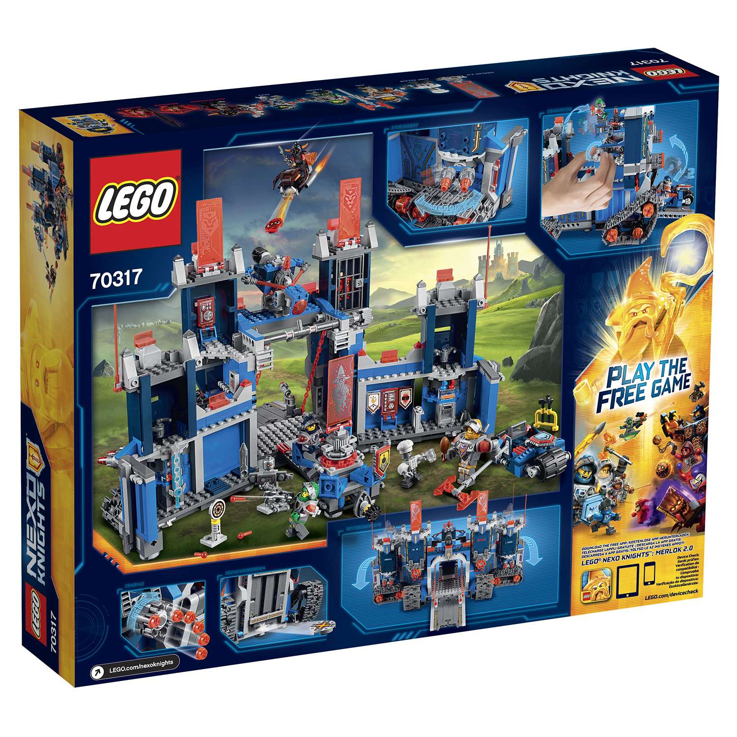 Конструктор LEGO Nexo Knights Фортрекс - Мобильная Крепость (70317.