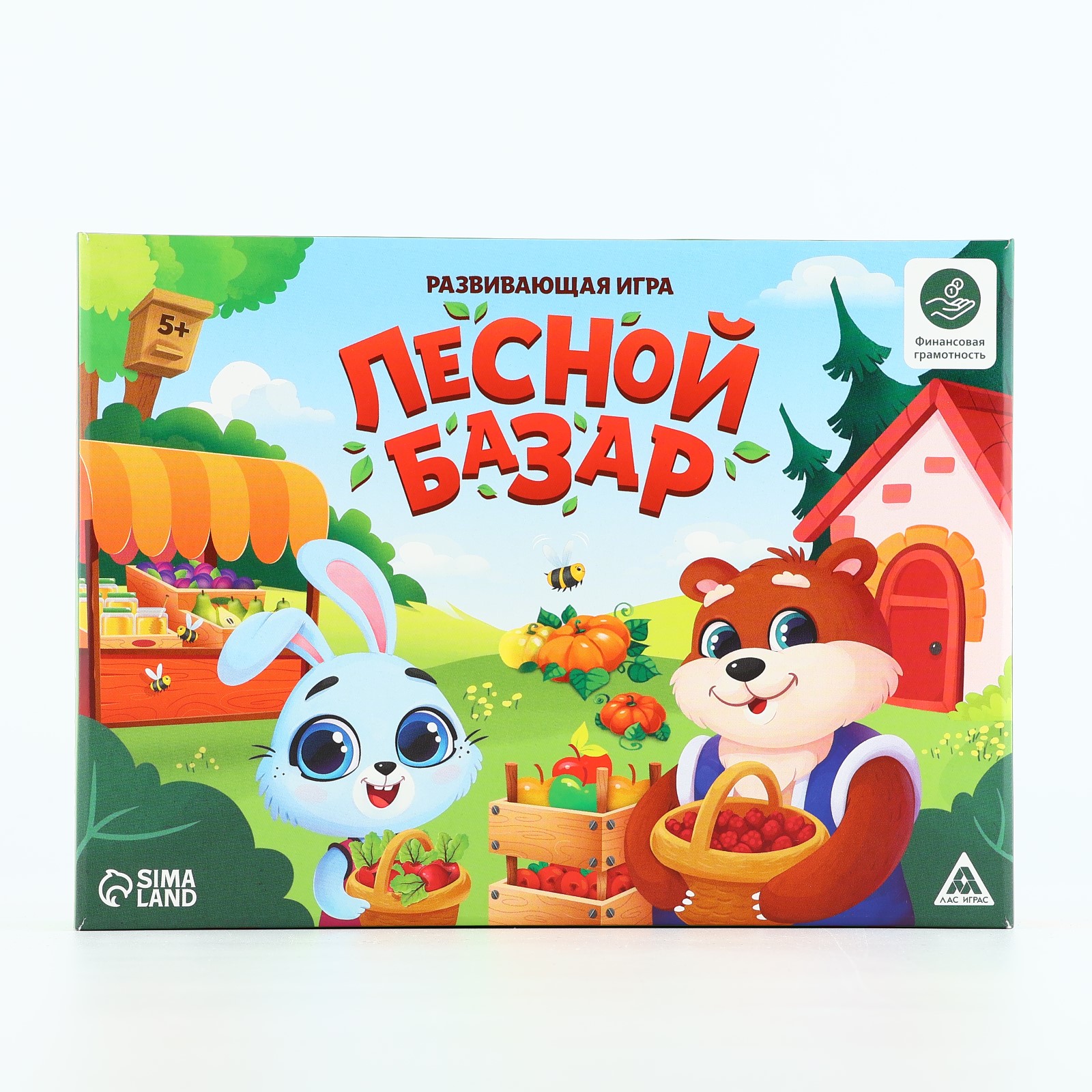 Развивающая игра Лас Играс KIDS «Лесной базар» 60 купюр 38 карт купить по  цене 608 ₽ в интернет-магазине Детский мир