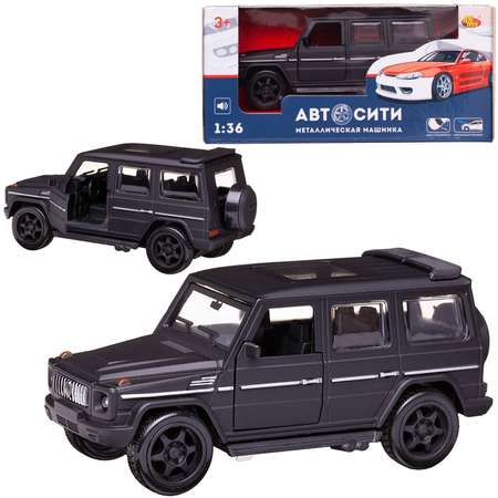 Внедорожник Abtoys АвтоСити 1:36 инерционный черный