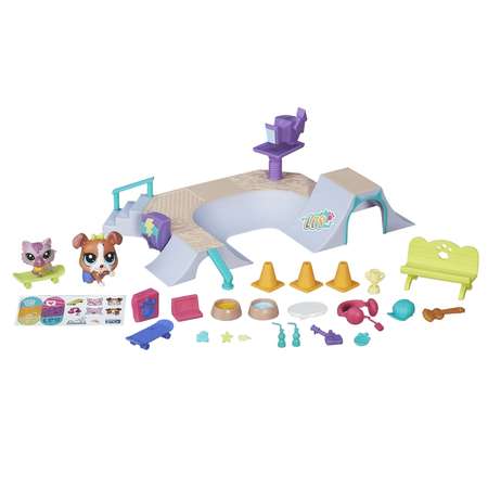 Набор Littlest Pet Shop Скейт-парк для петов (B6959EU40)