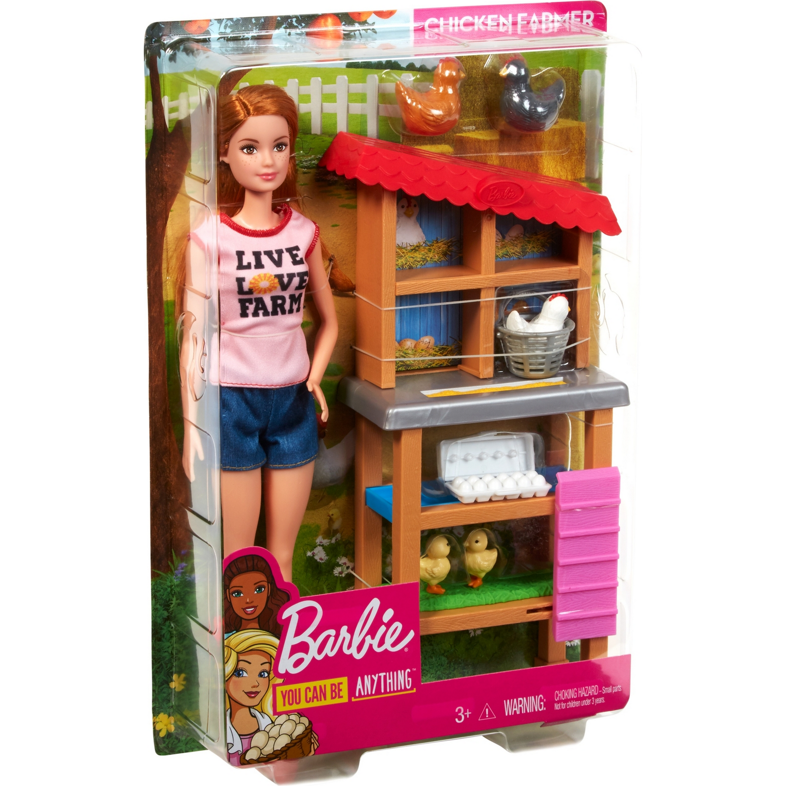 Набор игровой Barbie Кем быть Куриный фермер FXP15 DHB63 - фото 3