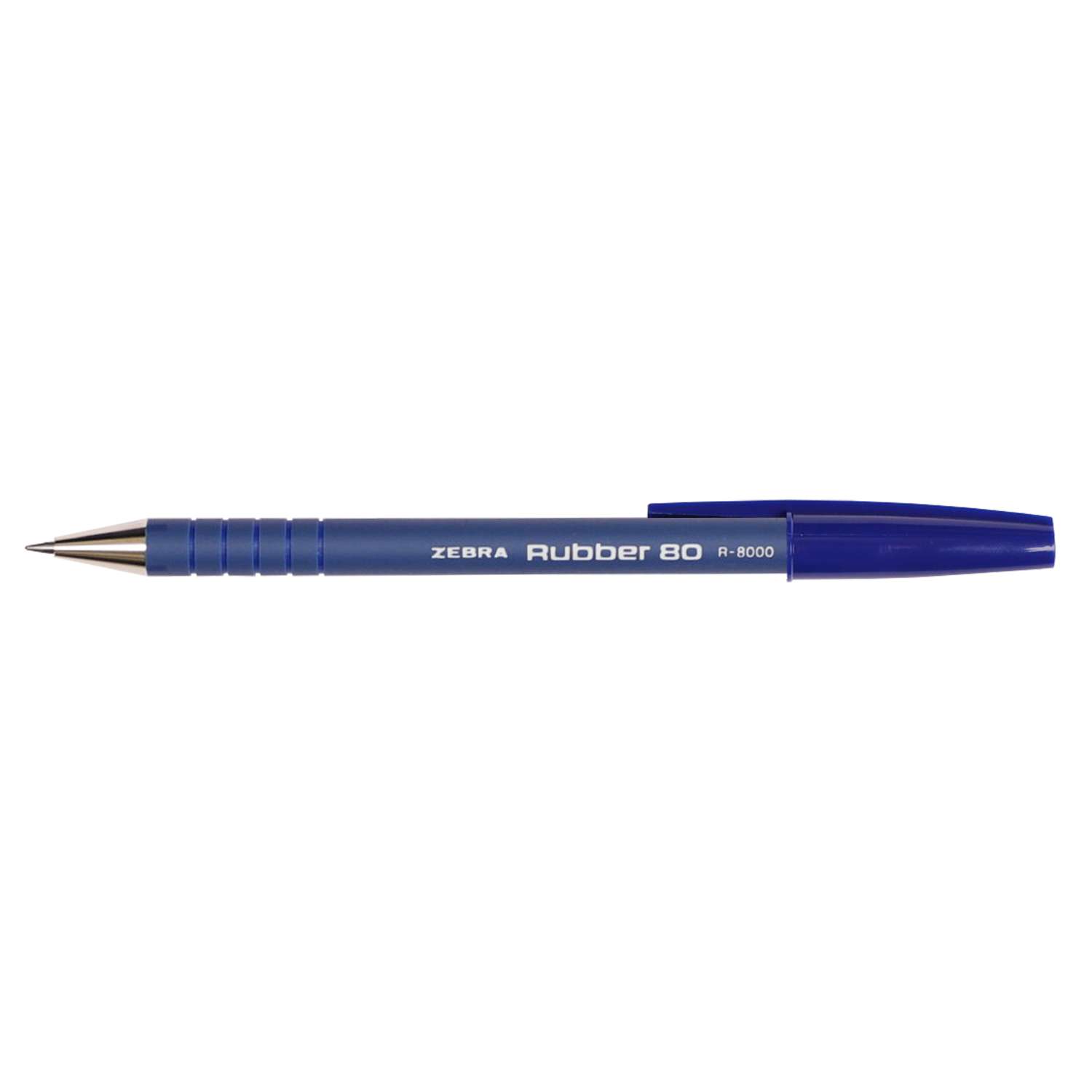 Ручка шариковая ZEBRA Rubber 80 Синяя 829333 - фото 4