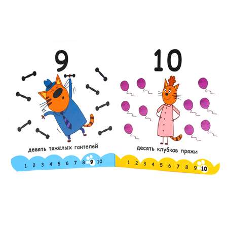 Книги Проф-Пресс Три Кота Учим буквы и Учим цифры 2шт ПП-00144281