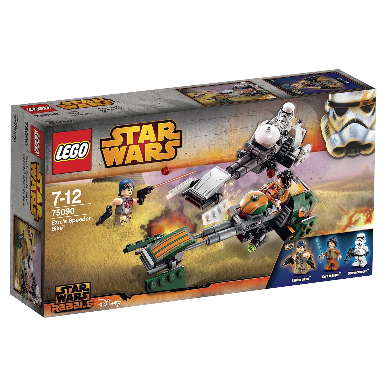 Конструктор LEGO Star Wars TM Скоростной спидер Эзры (Ezra’s Speeder B (75090) - фото 2
