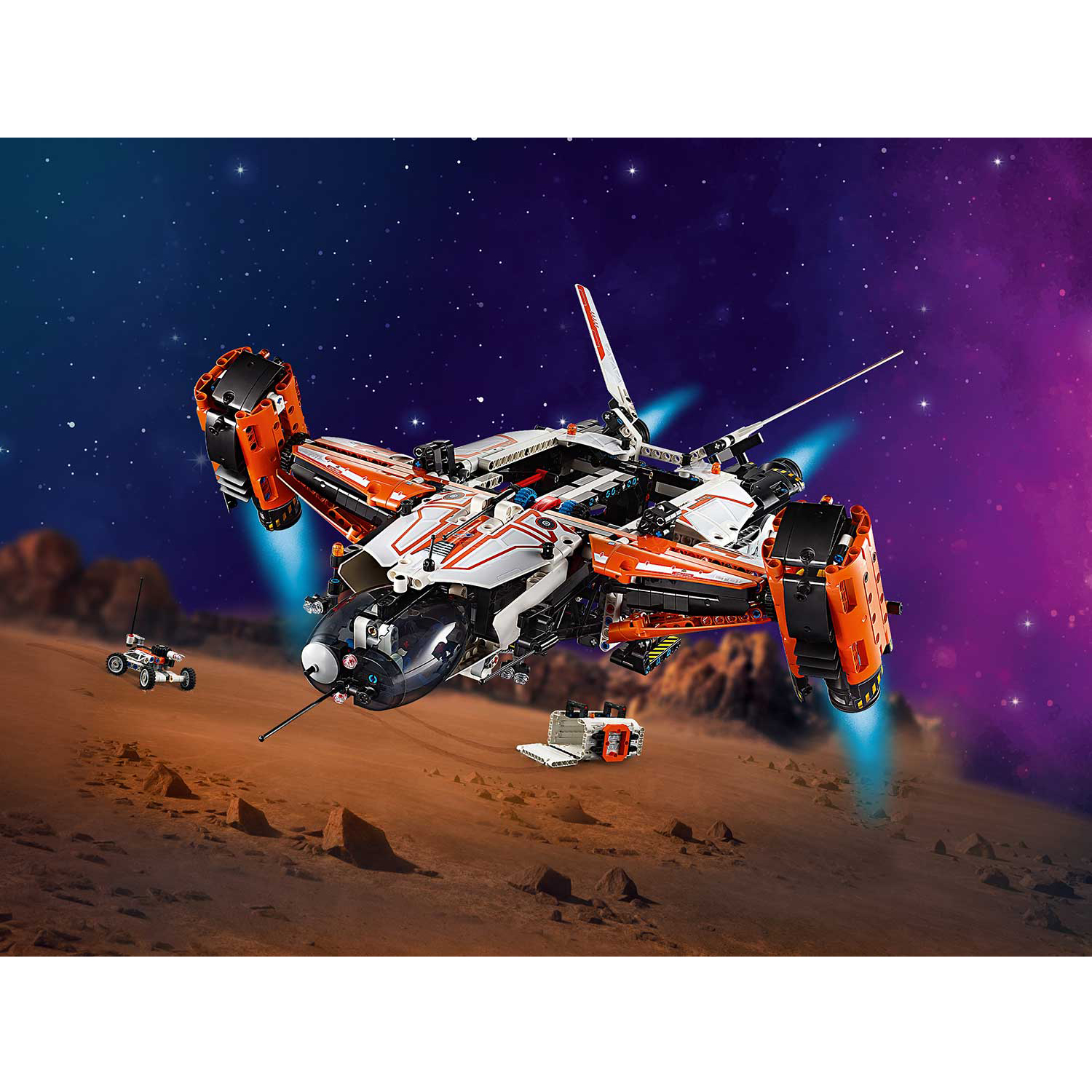 Конструктор детский LEGO Technic Тяжёлый грузовой космический корабль - фото 9