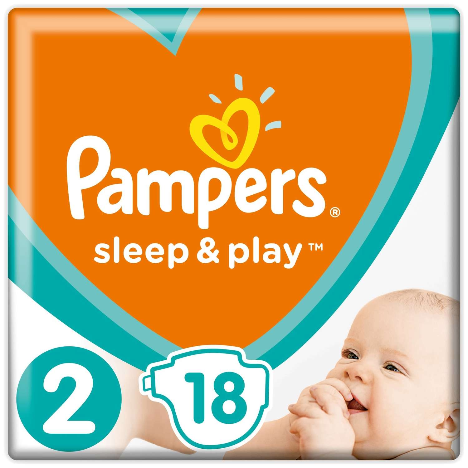 Подгузники Pampers Sleep and Play 2 4-8кг 18шт - фото 1