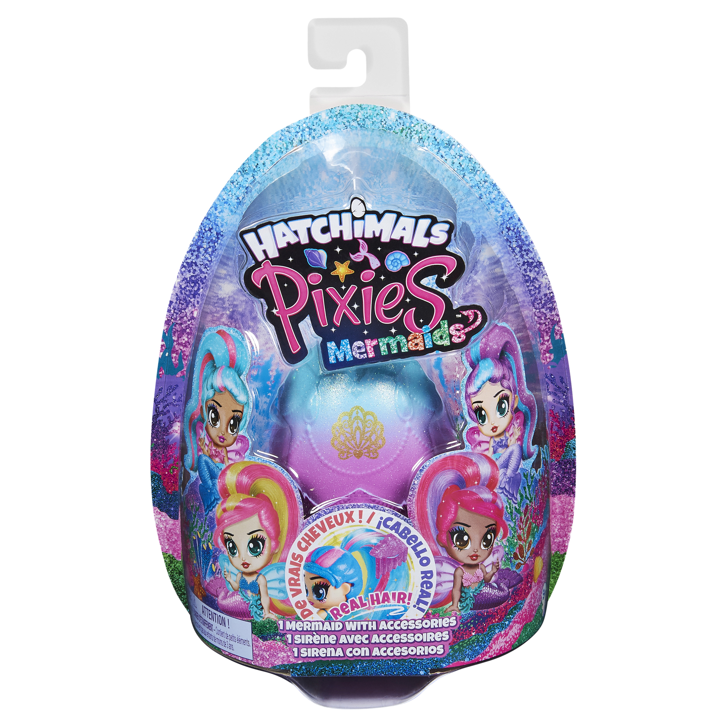 Набор фигурок Hatchimals Пикси-русалка в непрозрачной упаковке (Сюрприз) 6059801 - фото 1