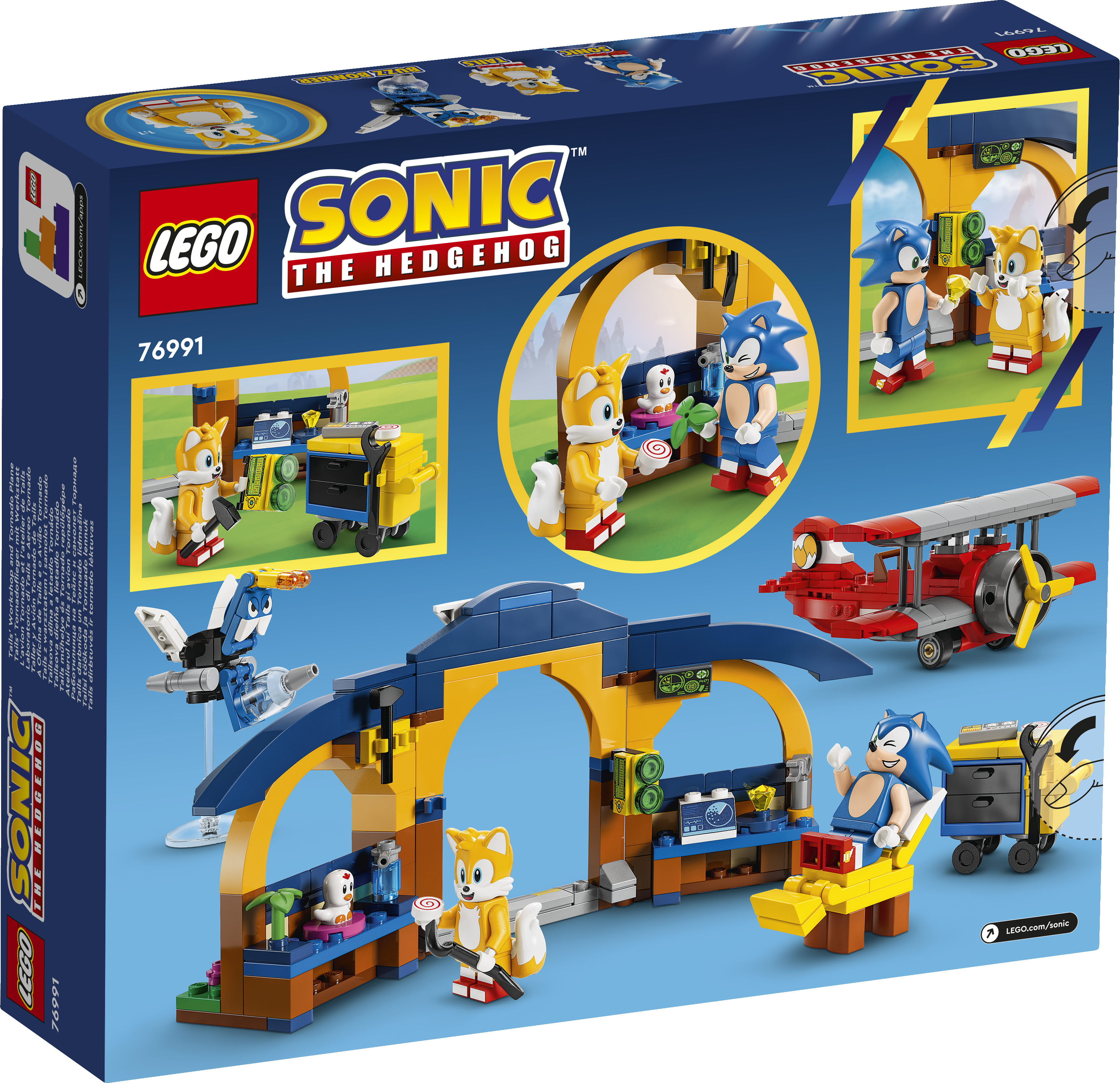 Конструктор LEGO Sonic the Hedgehog Мастерская Тейлза и самолет Торнадо 76991 - фото 4