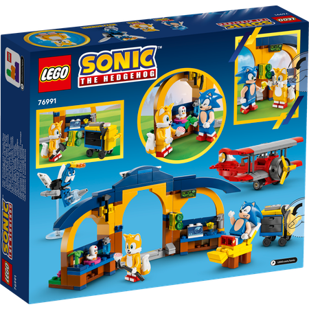 Конструктор LEGO Sonic the Hedgehog Мастерская Тейлза и самолет Торнадо 76991