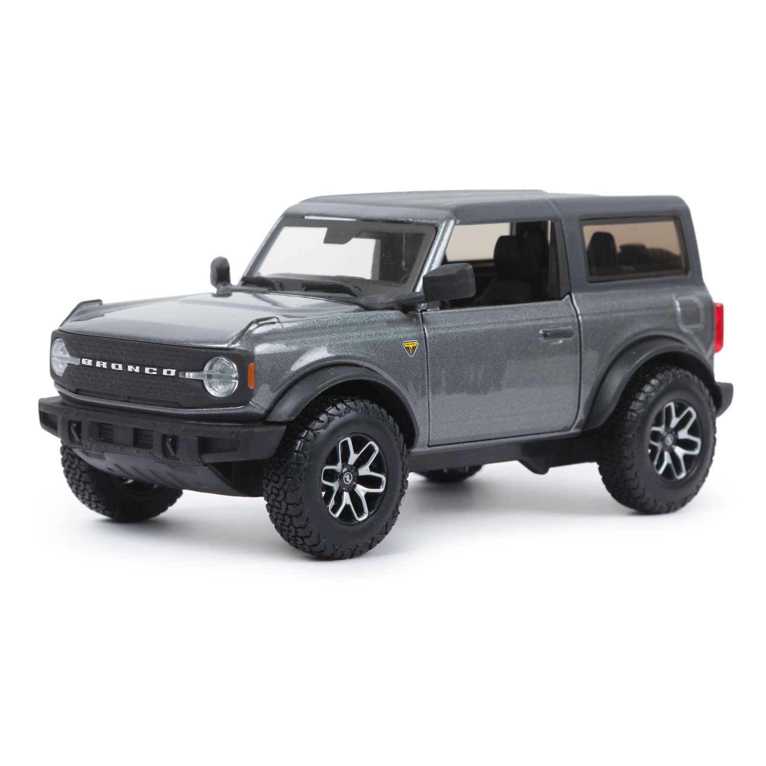 Машина MAISTO 1:24 Ford Bronco 2021 Серая 31530 31530 - фото 1