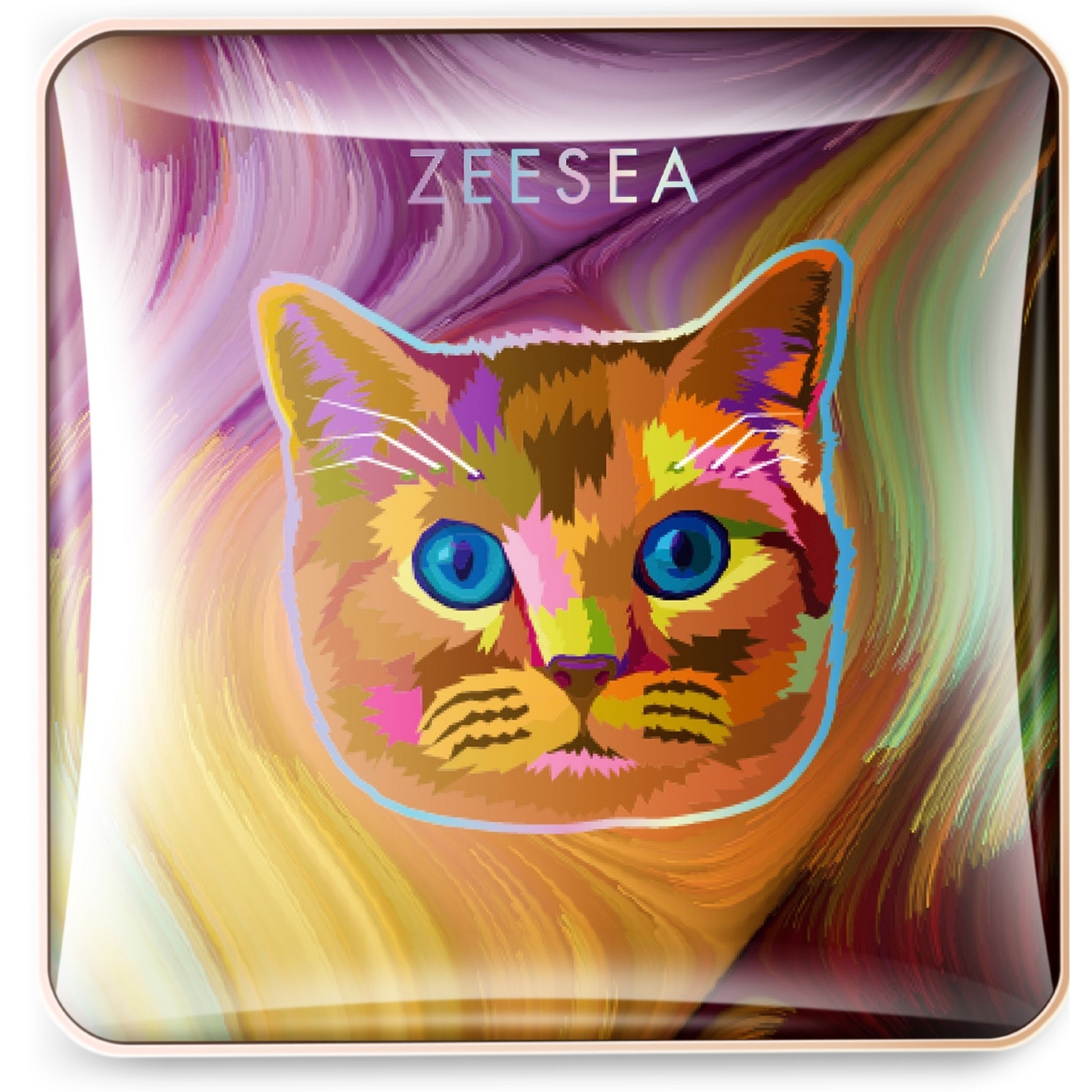 Тени для век Zeesea Tipsy Kitty Eyeshadow Quad тон 01 3.5 г - фото 1