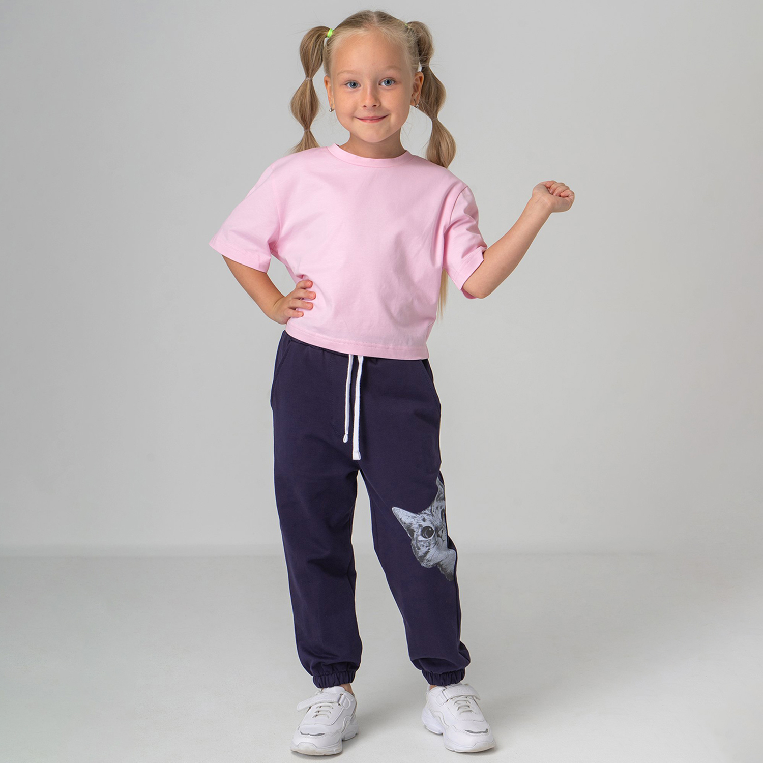 Брюки BONITO KIDS SS6018т.синий - фото 6