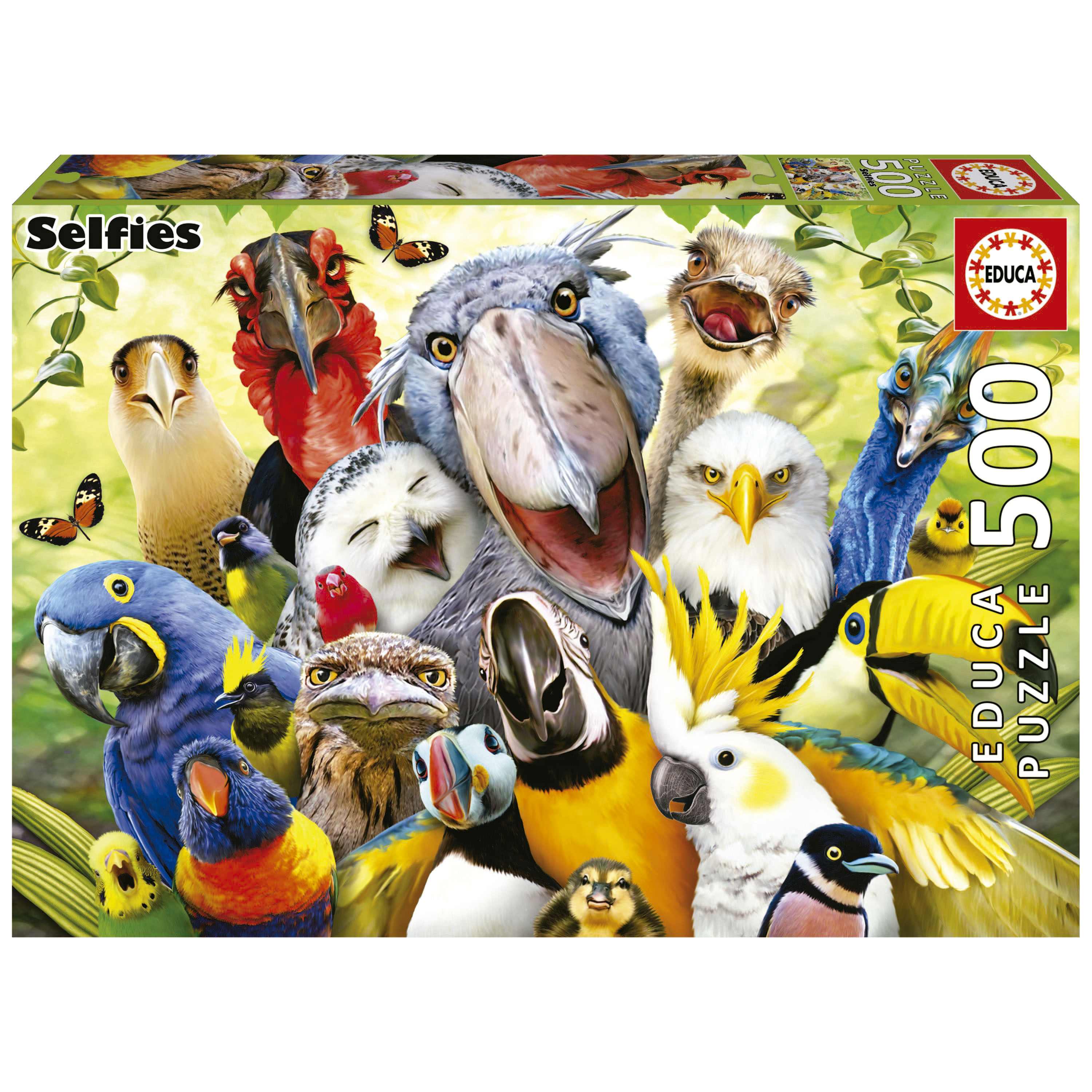 EDUCA BORRAS 500 Pieces Watch The Birdie Puzzle