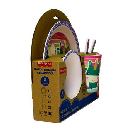 Набор посуды из бамбука FISHER PRICE OXI212261-1