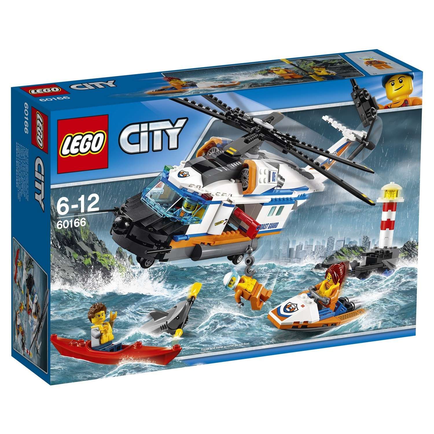 Конструктор LEGO City Coast Guard Сверхмощный спасательный вертолёт (60166) - фото 2