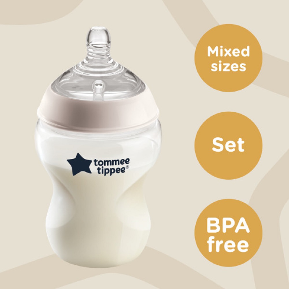 Набор бутылочек Tommee tippee для новорожденнго Closer to nature - фото 3