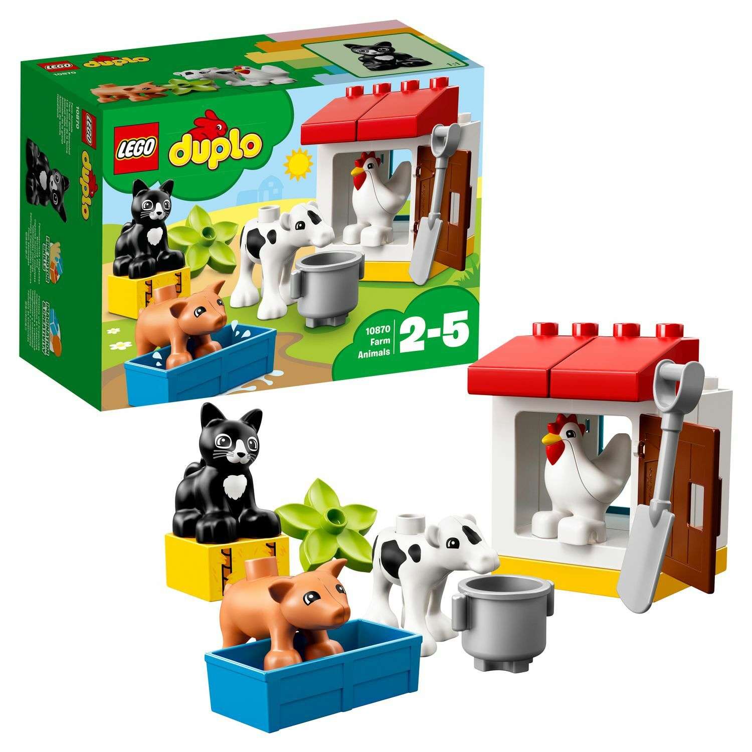 Конструктор LEGO Ферма: домашние животные DUPLO Town (10870) - фото 1