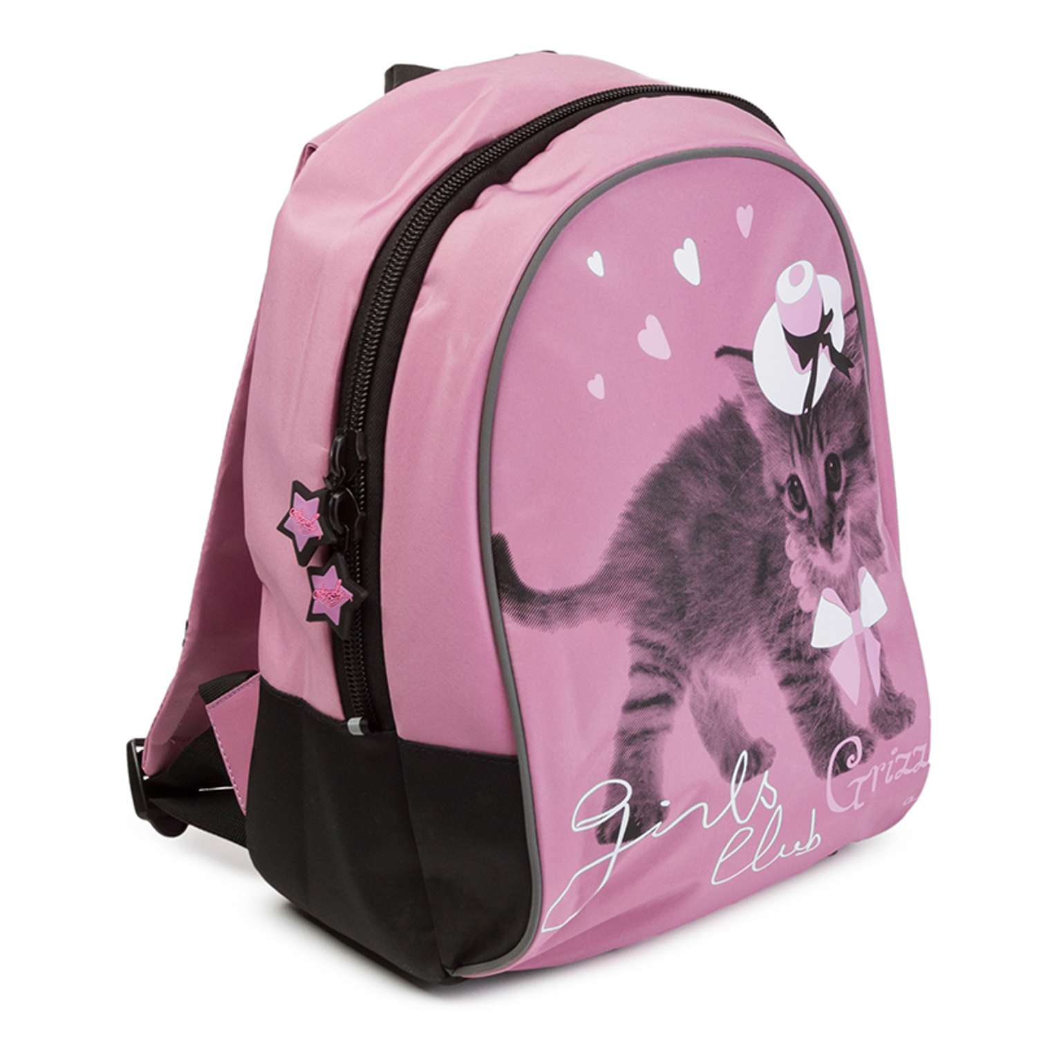 Рюкзак Grizzly Котенок в шляпе(розовый ) - фото 1