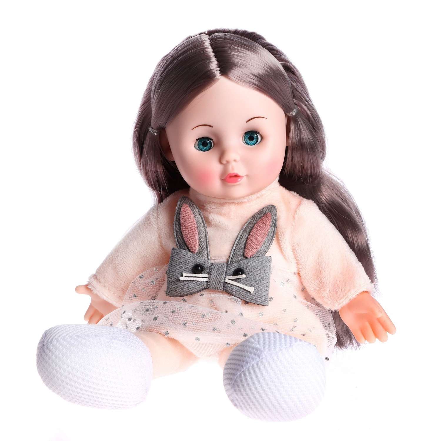 Кукла Sima-Land мягконабивная «Милашка» 32 см со звуком в платье 7042178 - фото 2