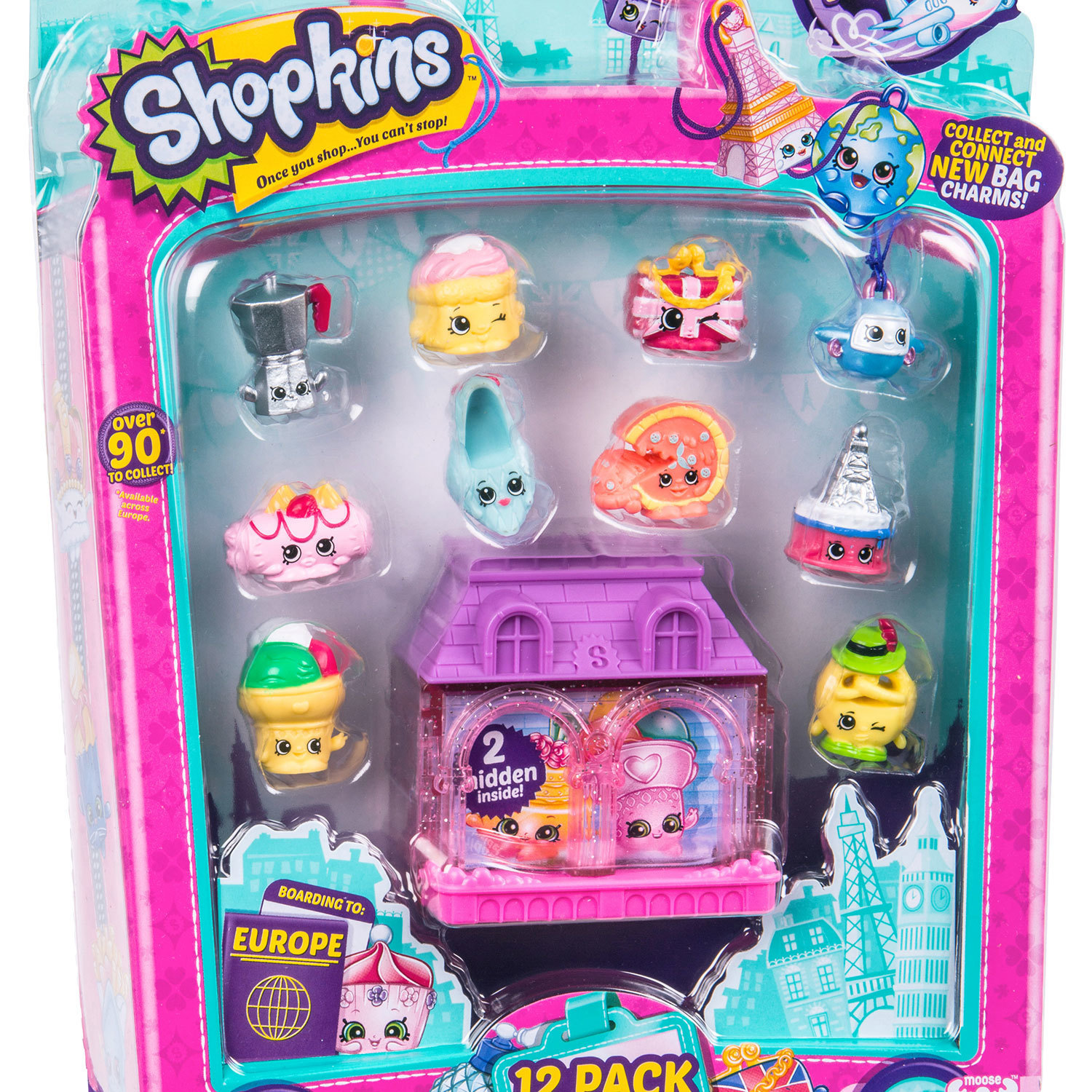 Набор фигурок Shopkins 12шт Европа в непрозрачной упаковке (Сюрприз) - фото 7