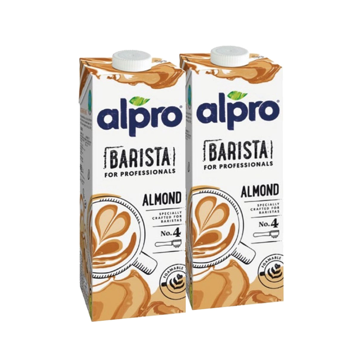 Напиток растительный Alpro Barista миндальный с соей обогащенный кальцием 2 шт. по 1 л. - фото 1