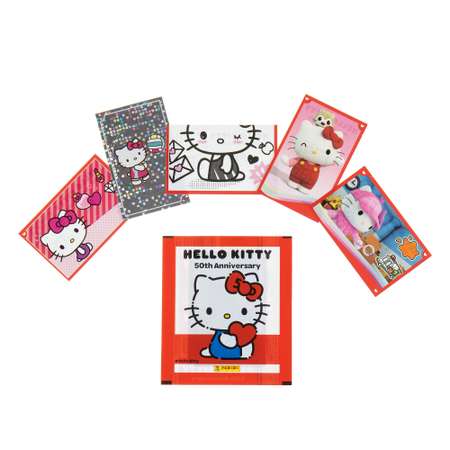 Наклейки коллекционные Panini Hello Kitty 5 пакетиков в экоблистере