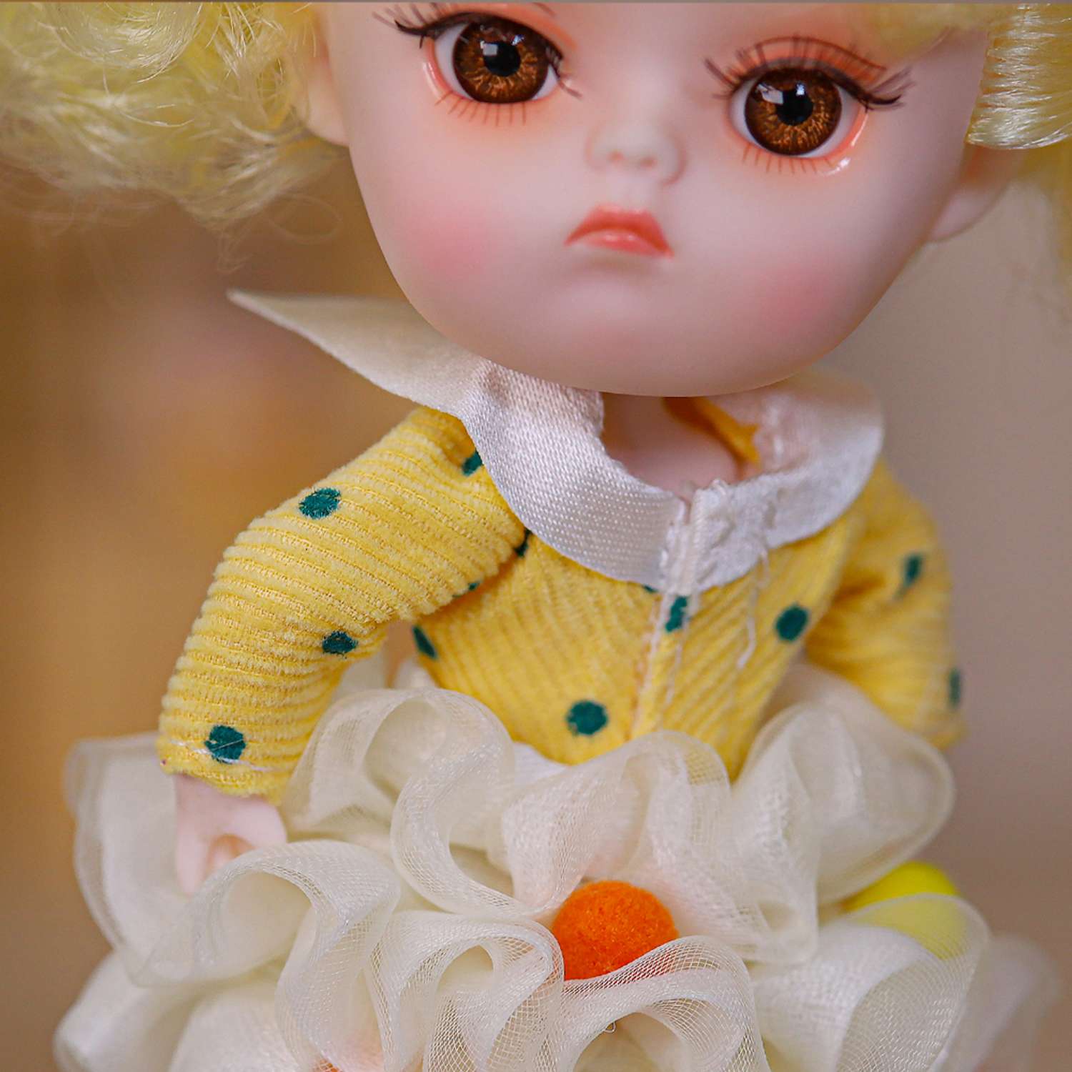 Кукла EstaBella Апельсинчик на шарнирах коллекционная 46283519 - фото 14